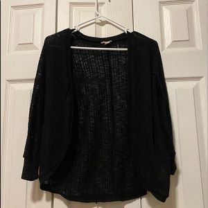 Aeropostale: Black cardigan (long sleeve)